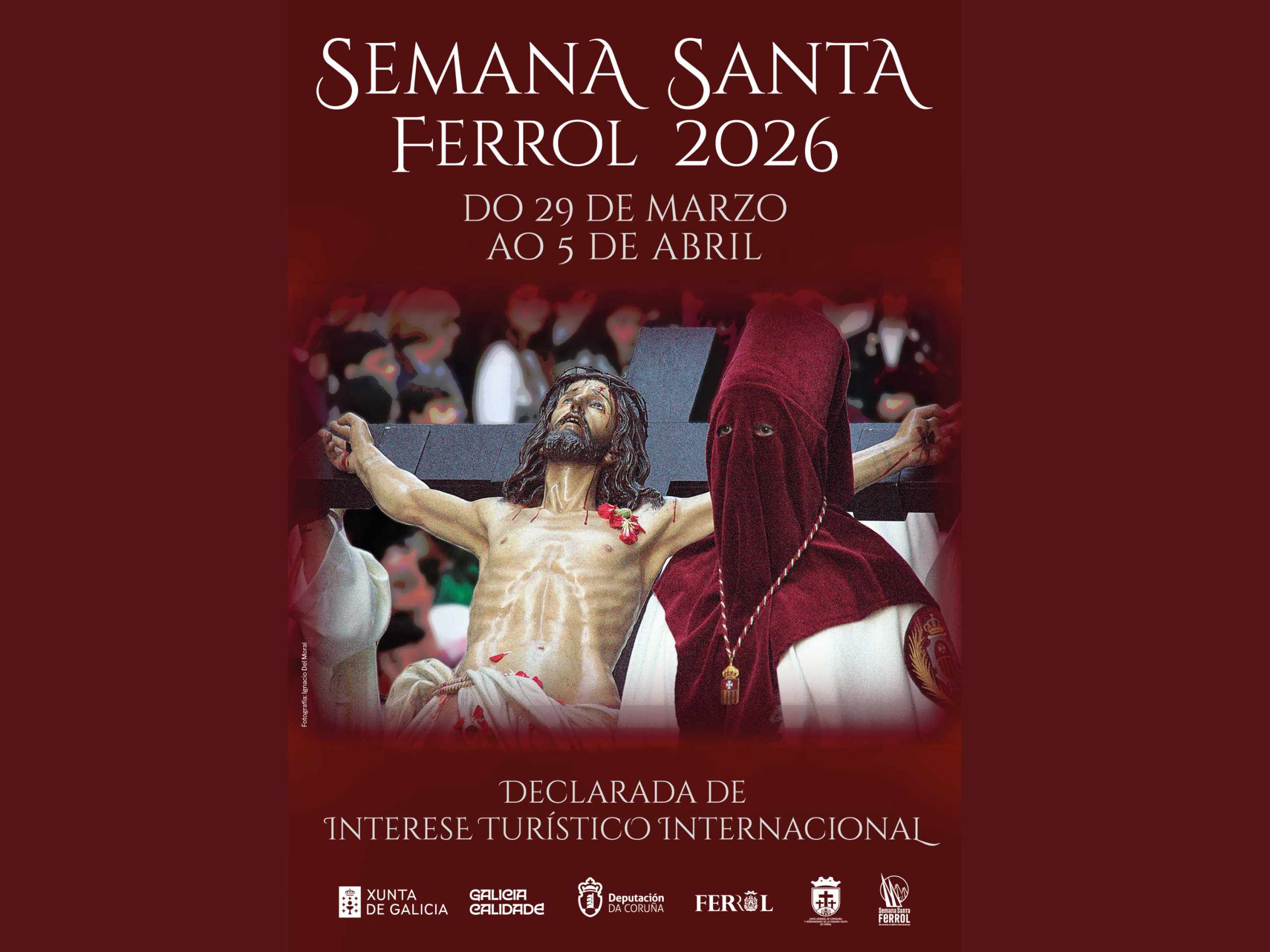 O Redentor da Mercé protagoniza, no seu centenario, o cartel da Semana Santa de Ferrol