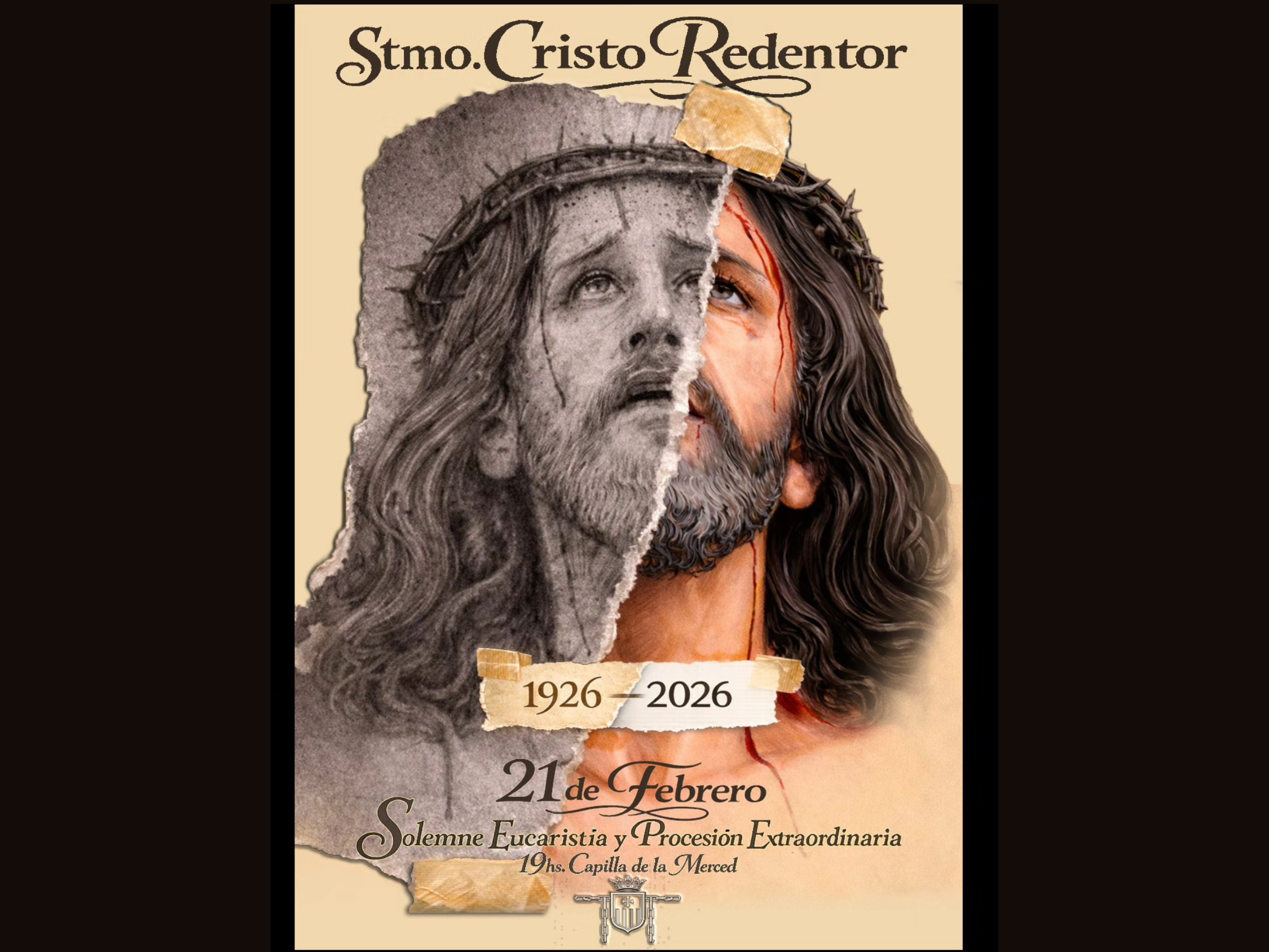 Procesión extraordinaria de la Merced en honor del Cristo Redentor