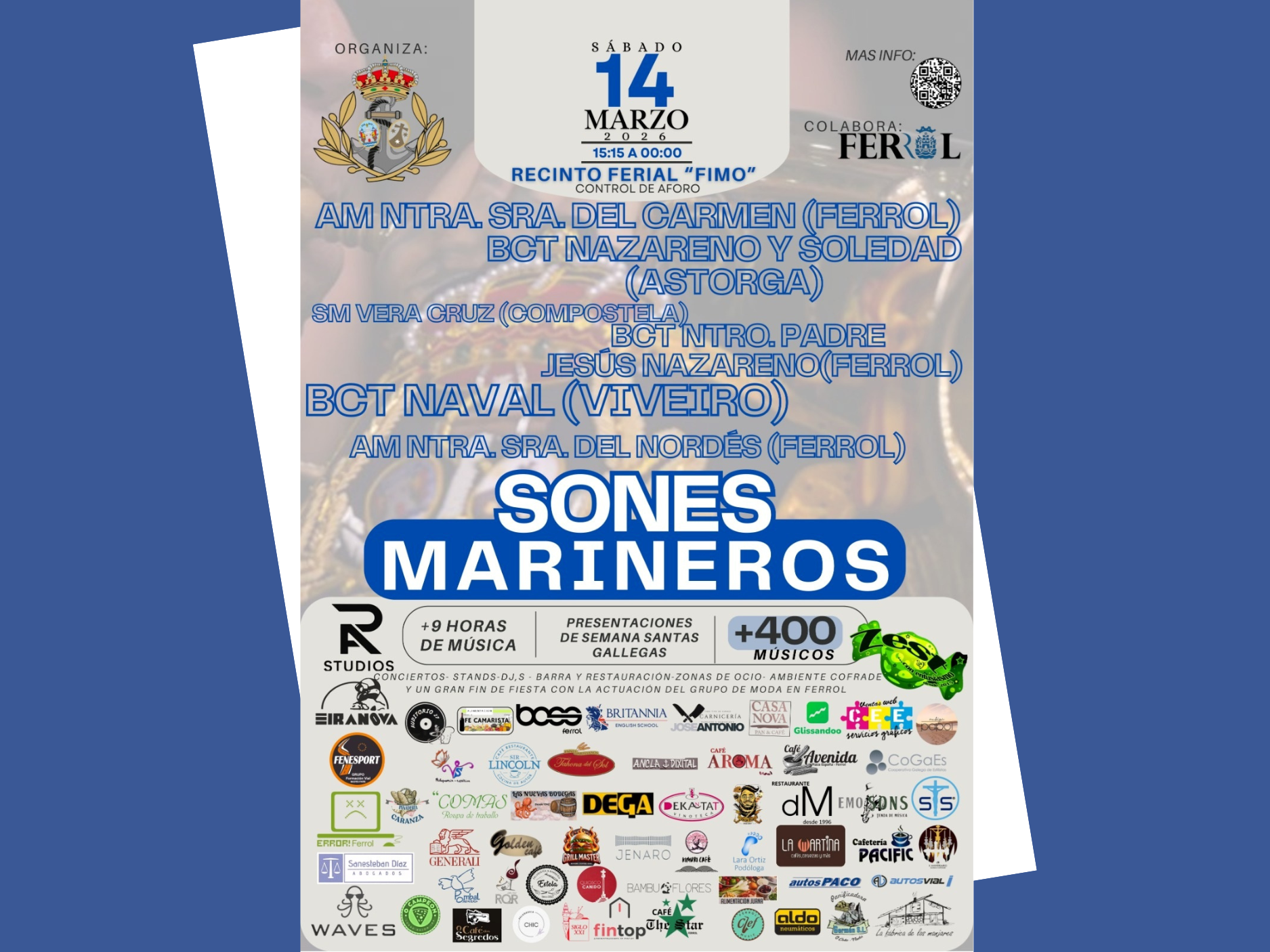 Sones Marineros se desplaza a FIMO y se transforma en una feria cofrade