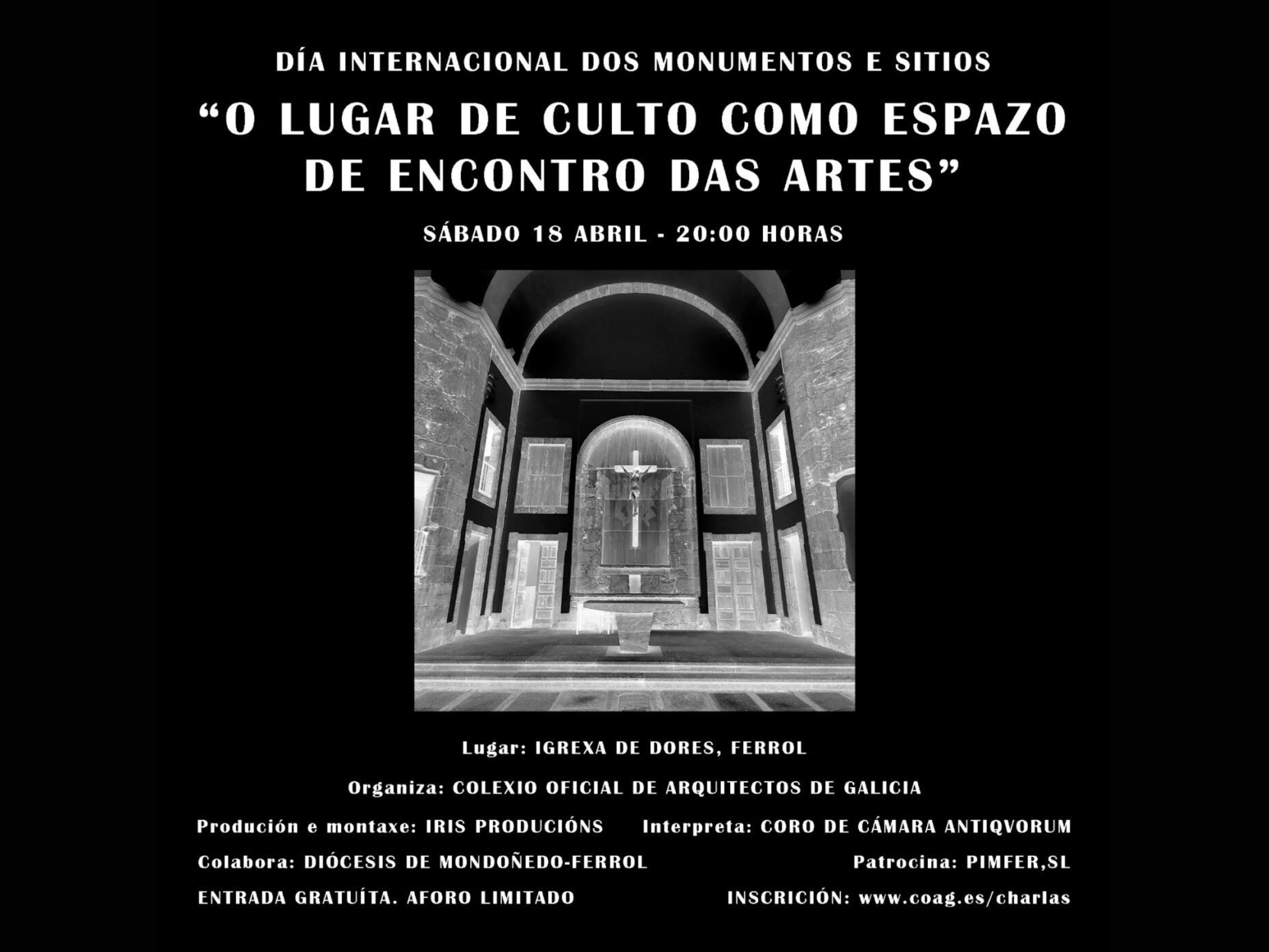 A igrexa de Dolores de Dolores acollerá un concerto plo Día dos Monumentos