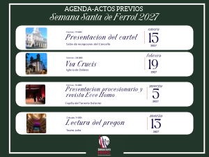 Actos de 2027 de la Junta de Cofradías